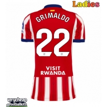 Atletico Madrid Alejandro Grimaldo #22 Replica Home Shirt Ladies 2026-27 Short Sleeve
